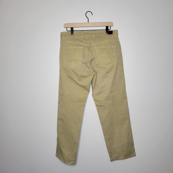 Peter Millar Mens Khaki Chinos Pants Size 33 Cotton Blend - Picture 7 of 8